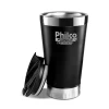 Copo Térmico Philco 475ml Preto Force Thermo PTH01P