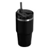 Copo Térmico Quencher Stanley 591ml C/ Canudo Cor Preto