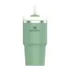 Copo Térmico Quencher Stanley 591ml C/ Canudo Cor Verde Jade