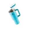 Copo Térmico Quencher Tumbler Stanley Cor Azul Celeste 1.18L