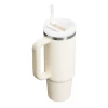 Copo Térmico Stanley Quencher Com Canudo Cream 887mL