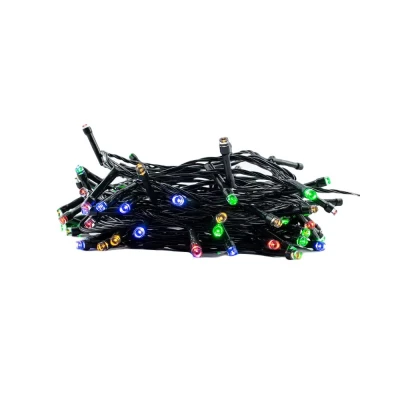 Cordão Luminoso Com 100 Leds RGB 5 Metros 220V 8 Funções