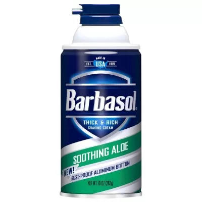 Creme De Barbear Barbasol Shaving Cream Smoothing Aloe 283g