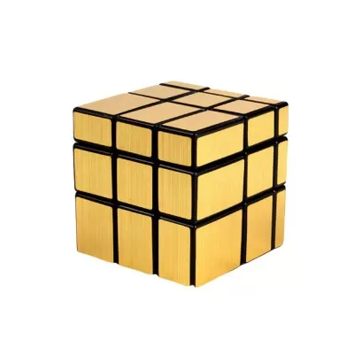 Cubo Mágico Blocks Dourado Cuber Pro Novo