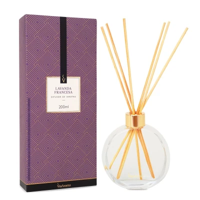 Difusor De Varetas Clássica Lavanda Francesa 200ml Via Aroma