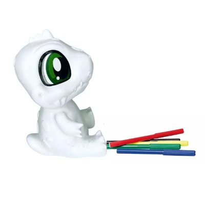 Dinossauro Rex Para Pintar Infantil Colorir Com Canetinhas