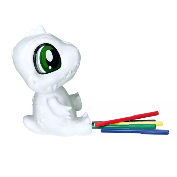 Dinossauro Rex Para Pintar Infantil Colorir Com Canetinhas
