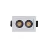 Downlight De Embutir Ashok 4W 3000K Duplo Branco Astraled