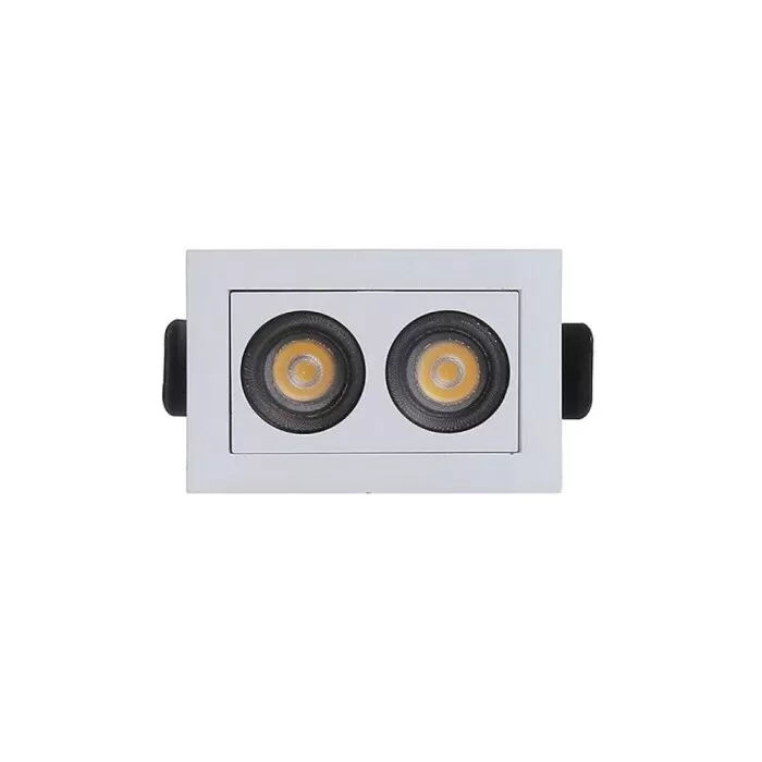 Downlight De Embutir Ashok 4W 3000K Duplo Branco Astraled