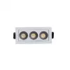 Downlight De Embutir Ashok 6W 3000K Triplo Branco Astraled