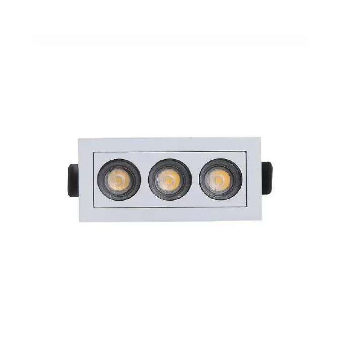 Downlight De Embutir Ashok 6W 3000K Triplo Branco Astraled