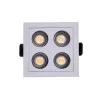 Downlight Embutir Powerus 8W 3000K Branco Bivolt Nordecor