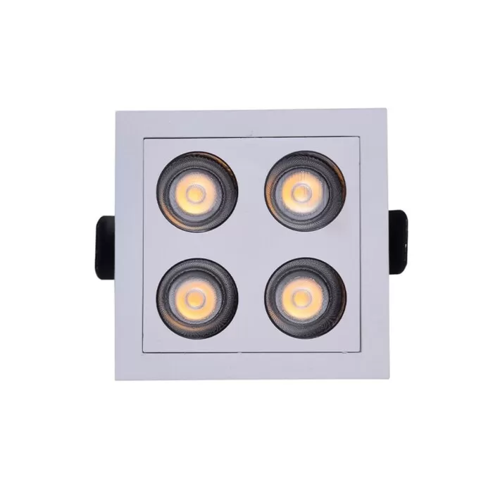 Downlight Embutir Powerus 8W 3000K Branco Bivolt Nordecor