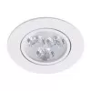 Downlight Led Redonda 3W 3000K Branca Alum Maxtel Novo