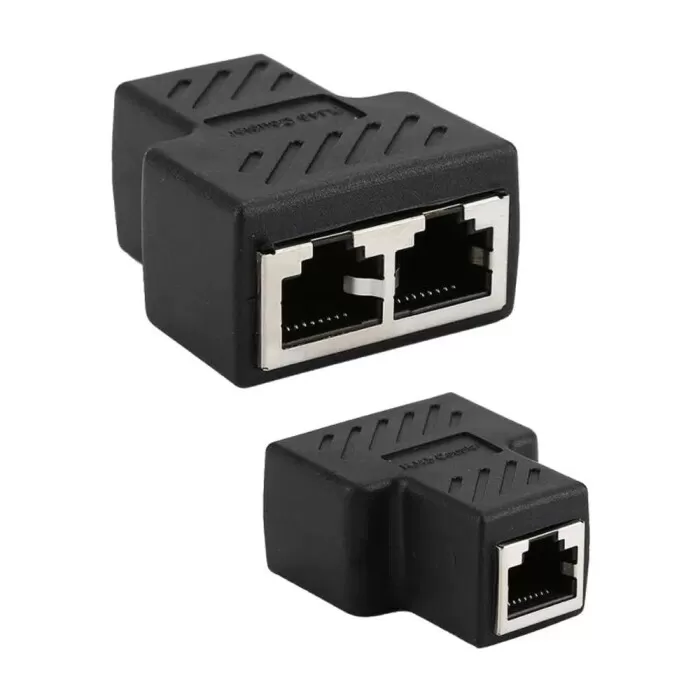 Duplicador De Cabo Rj45 Cat 5 / Cat 6 Femea