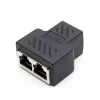 Duplicador De Cabo Rj45 Cat 5 / Cat 6 Femea