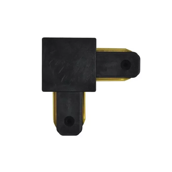 Emenda Para Trilho Elétrico Tipo L Cor Preto MbDecor Bivolt