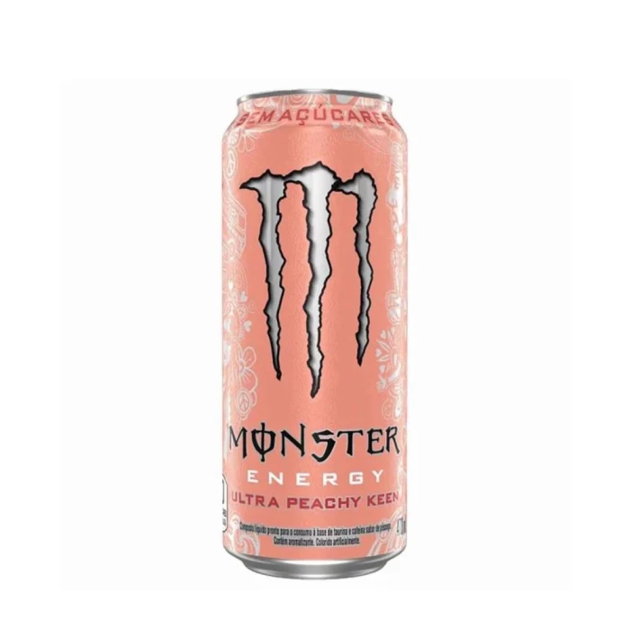 Energético Monster Ultra Peachy Keen Lata 473mL Unidade