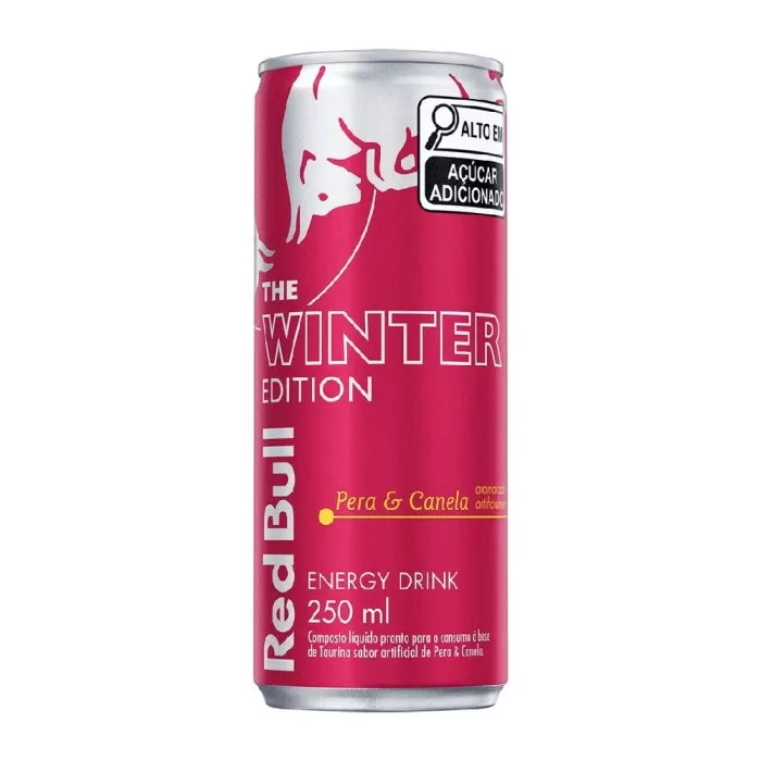 Energético Red Bull Pera E Canela Winter Edition Lata 250mL