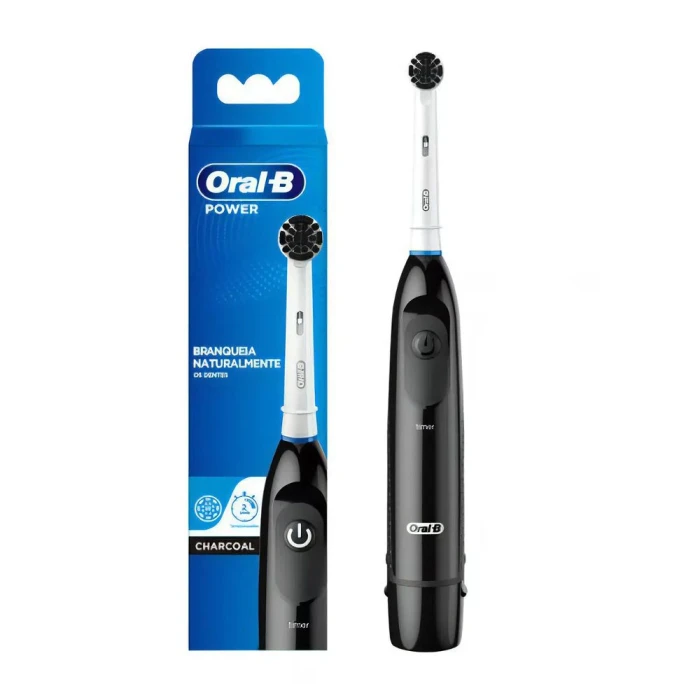 Escova Dental Elétrica Power Charcoal A Pilha Oral-B