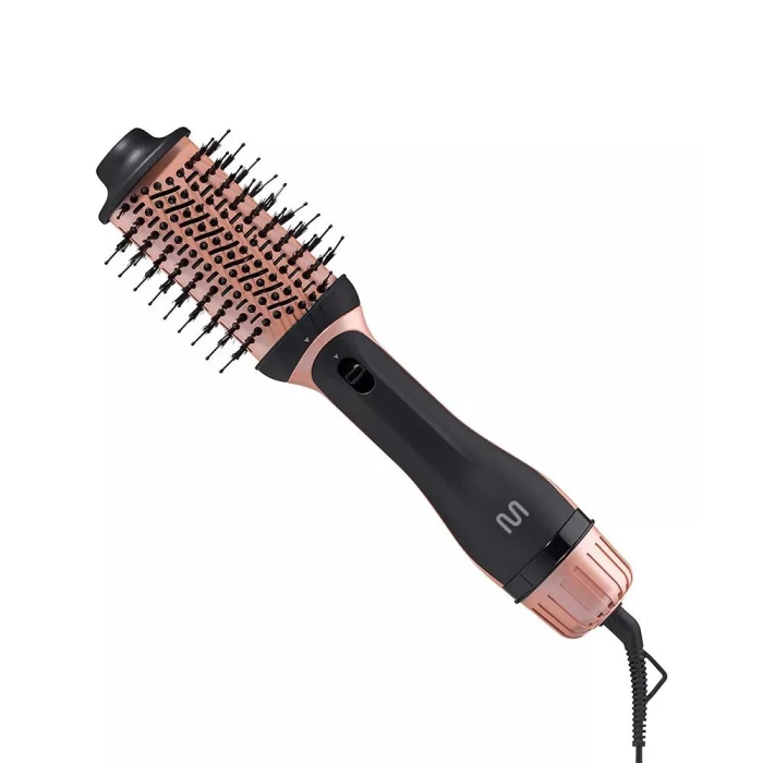 Escova Secadora 2 Em 1 Para Cabelo 1200W Rose Bivolt EB116