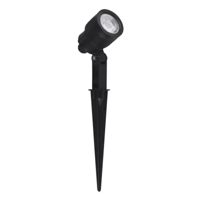 Espeto Clear Led Germany 3W IP65 3.000K Preto Novo