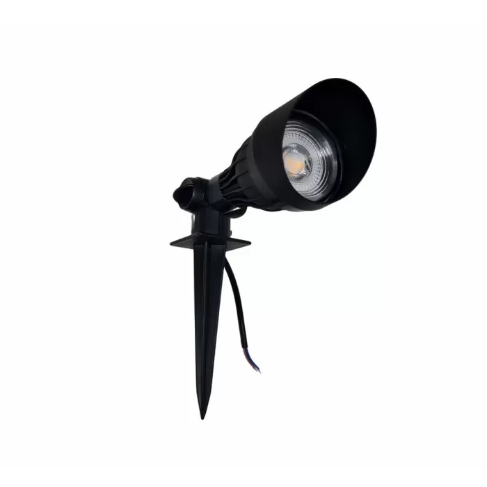 Espeto De Jardim Eco Led GL70 5W Luz Verde Cor Preto Ip65