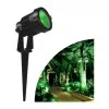 Espeto Jardim Clear Led Clear 6W Luz Verde Preto Novo