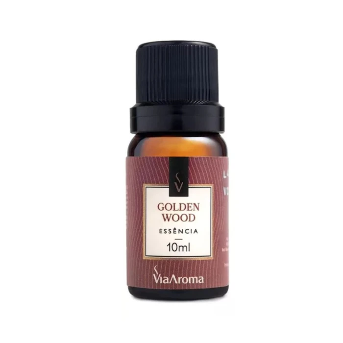 Essência Aromatizante Golden Wood 10ML Clássica Via Aroma