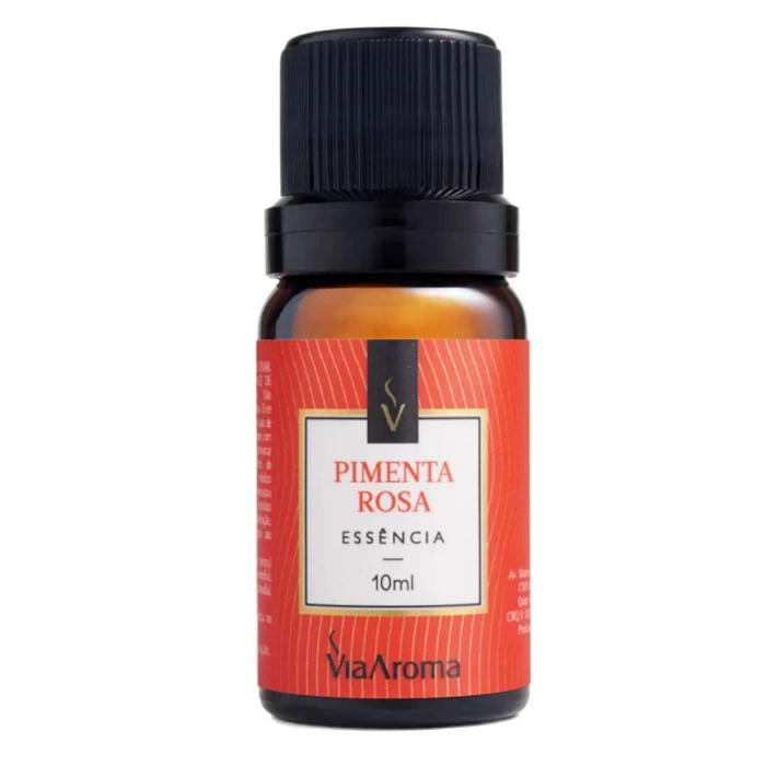 Essência Aromatizante de Pimenta Rosa 10ml Via Aroma