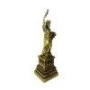 Estatua Da Liberdade Enfeite Miniatura Decoração Metal 25Cm