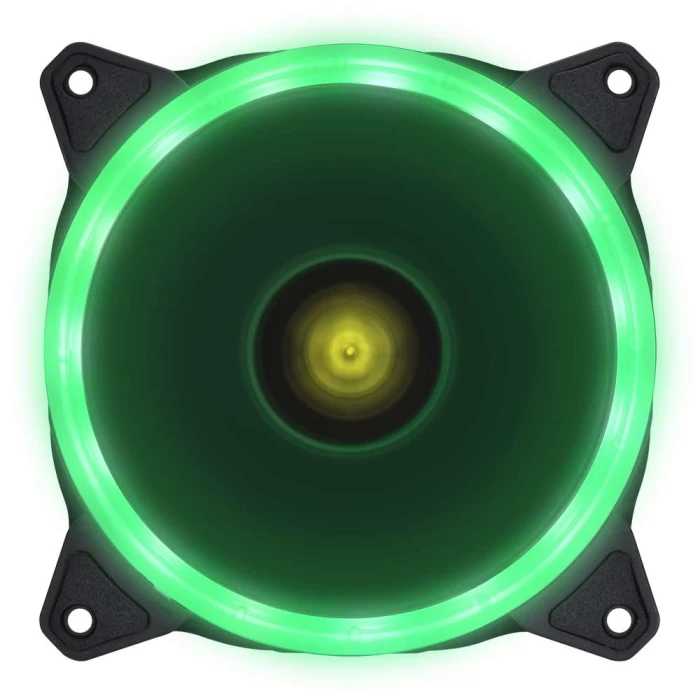 Fan cooler VX Gaming para gabinete v.ring 120x120mm VERDE