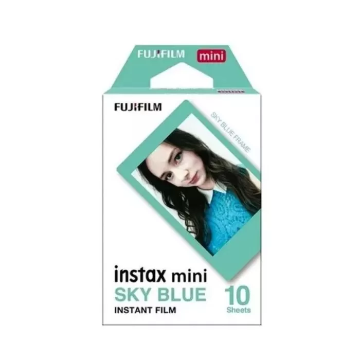 Filme Instax Mini Sky Blue - 10 Fotos - Fujifilm Novo