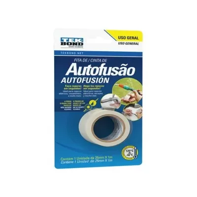 Fita De Autofusão 25Mm x 1M Tekbond Novo