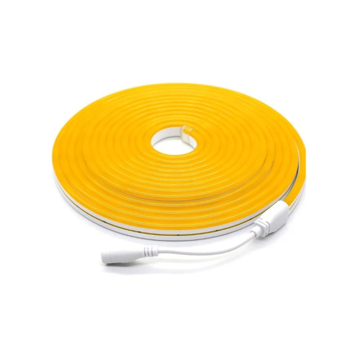 Fita De Led 12V Neon Amarela 5 Metros Ls-2835 X-Cell
