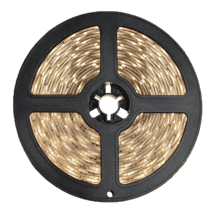 Fita De Led 3528 3000K 12V Com 5 Metros 60Smd