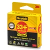 Fita Isolante Profissional 19mmx10m Preta 3M Scotch 33+