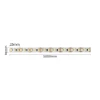 Fita Led Para Perfil Irc 90 15w/m 3000k 156leds/m Nordecor