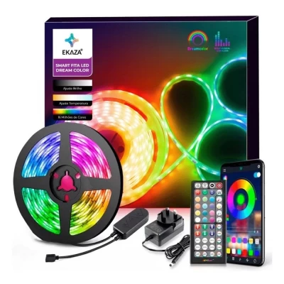 Fita Led Smart Dreamcolor 5M Bluetooth Novo Ekaza