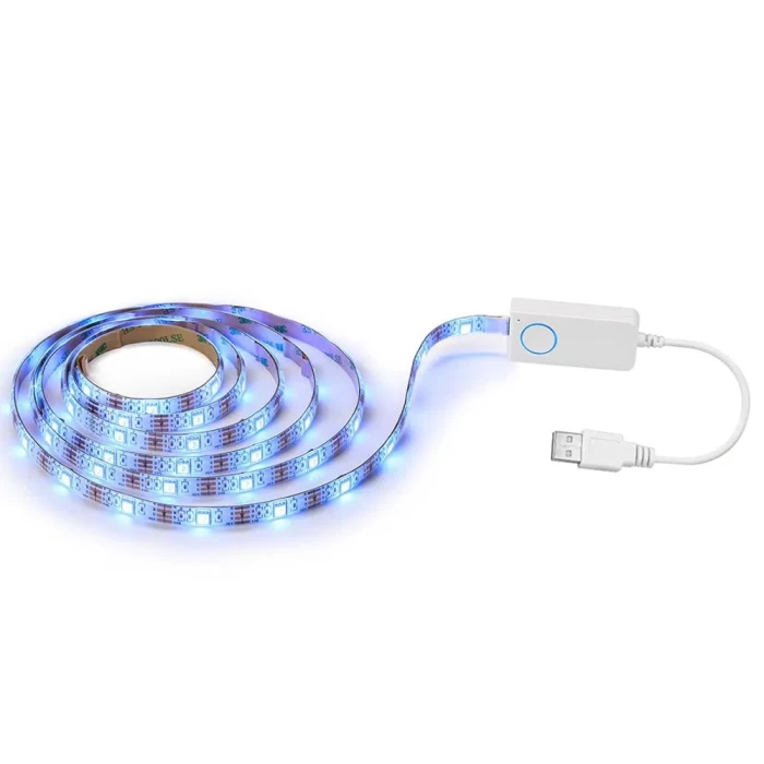 Fita Led Smart Wifi Para TV Luz RGB USB 2m