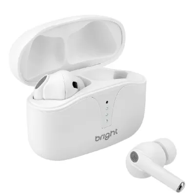 Fone De Ouvido Bluetooth BTH Sport Bright Branco com ANC