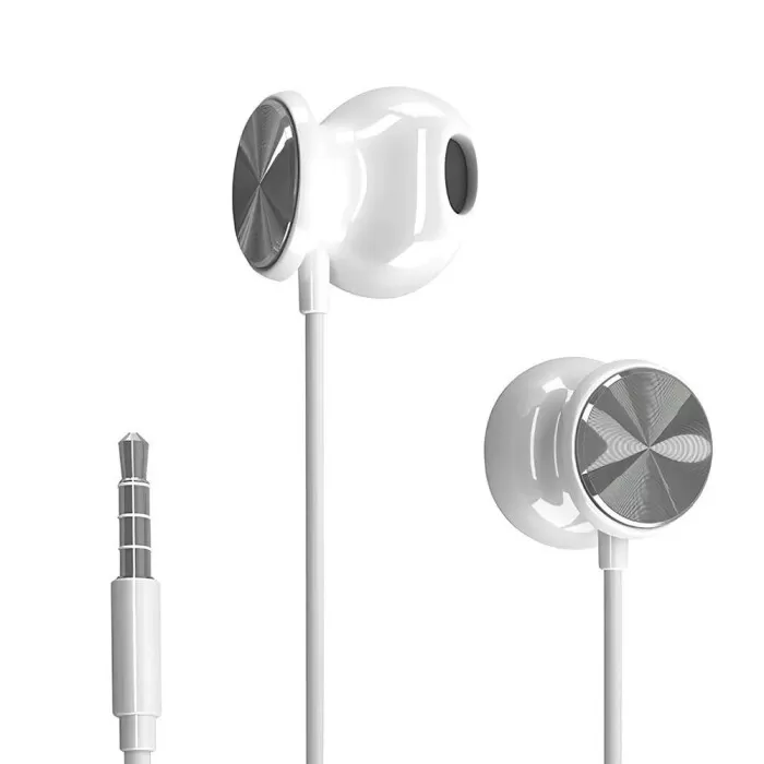 Fone De Ouvido Com Fio Branco Hp Dhh-1112 Music Headset