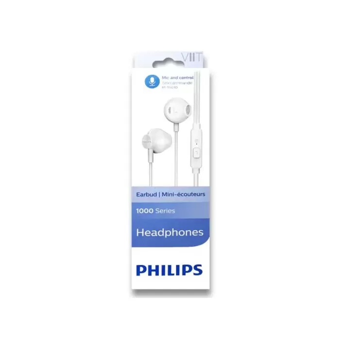 Fone De Ouvido Com Fio Taue101wt/00 Branco Philips Novo