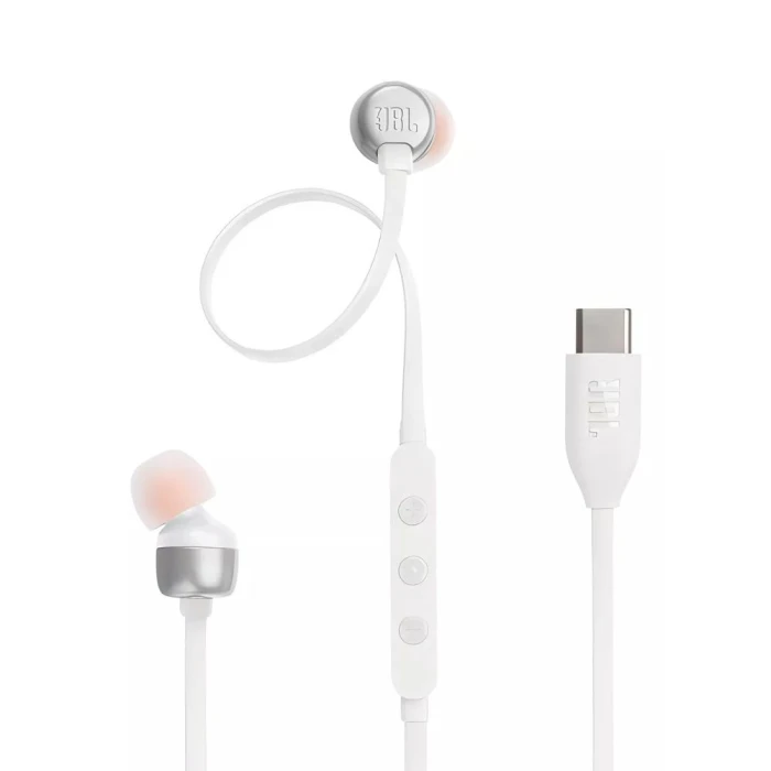 Fone De Ouvido Com Fio Tune 310C Usb-C Cor Branco JBL