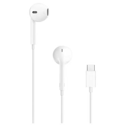 Fone De Ouvido Earpods Cor Branco Usb-C Apple Compatível