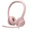 Fone De Ouvido Headset Com Fio Rose Usb Logitech H390