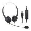 Fone De Ouvido Headset Corp Duo Usb Vk500 Vinik Novo