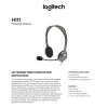 Fone de Ouvido Logitech H111 Com Microfone Preto