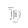 Fonte Chaveada Para Fita Led 24V 6.25A 150W 7080 Nordecor