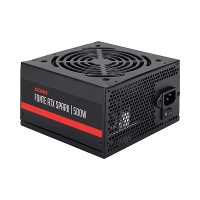 Fonte De Alimentação ATX 500W Spark Bivolt PFC Ativo Pcyes